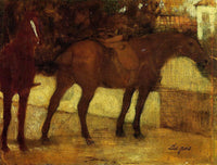 Study of Horses by Edgar Degas — hand-painted animal oil painting reproduction on canvas