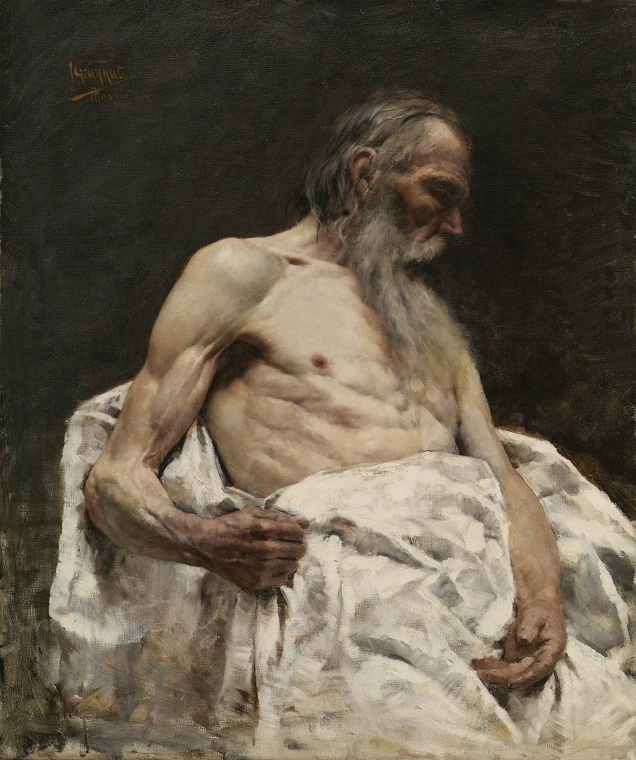 Study of old man - Isidoro Grünhut