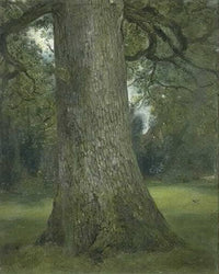 Study of the Trunk of an Elm Tree by John Constable — hand-painted botanical oil painting reproduction on canvas