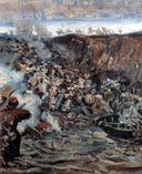 Study to "The Conquest of Siberia by Yermak" by Vasily Surikov — hand-painted cultural oil painting reproduction on canvas