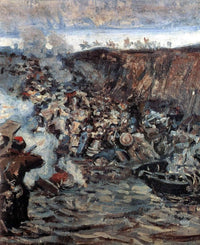 Study to "The Conquest of Siberia by Yermak" by Vasily Surikov — hand-painted cultural oil painting reproduction on canvas