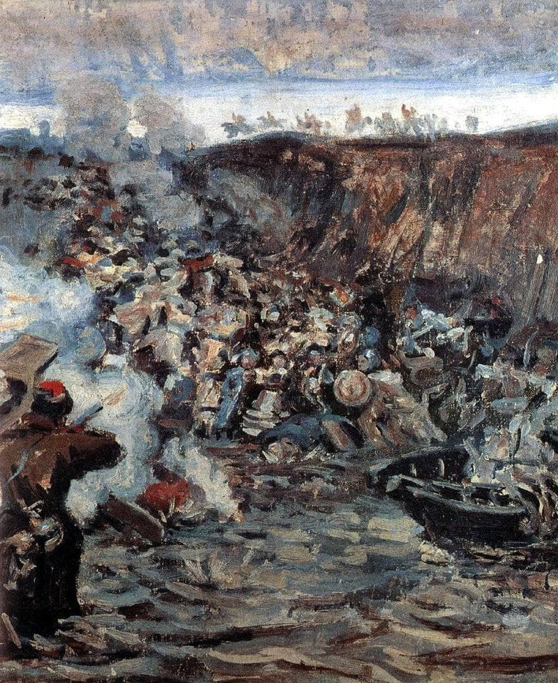 Study to "The Conquest of Siberia by Yermak" on gallery wrap