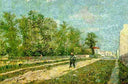 Suburbs of Paris by Vincent van Gogh — hand-painted botanical oil painting reproduction on canvas