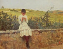 Hills in Settignano by Telemaco Signorini — hand-painted portrait oil painting reproduction on canvas