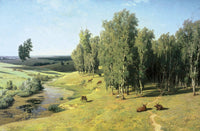 Summer day by Volodymyr Orlovsky — hand-painted botanical oil painting reproduction on canvas
