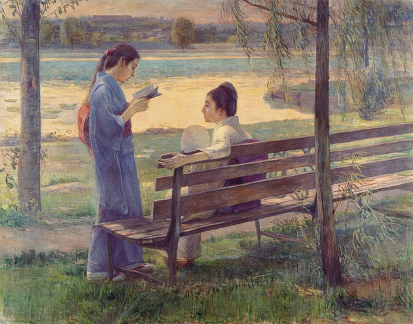 Summer Evening Beside the Lake