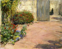 Summer House Garden by Max Slevogt — hand-painted botanical oil painting reproduction on canvas