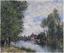 Summer in Moret by Alfred Sisley — hand-painted botanical oil painting reproduction on canvas