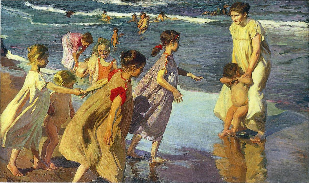 Summer by Joaquín Sorolla — hand-painted cultural oil painting reproduction on canvas