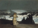 Summer Night by Winslow Homer — beach oil painting wall art, Realism