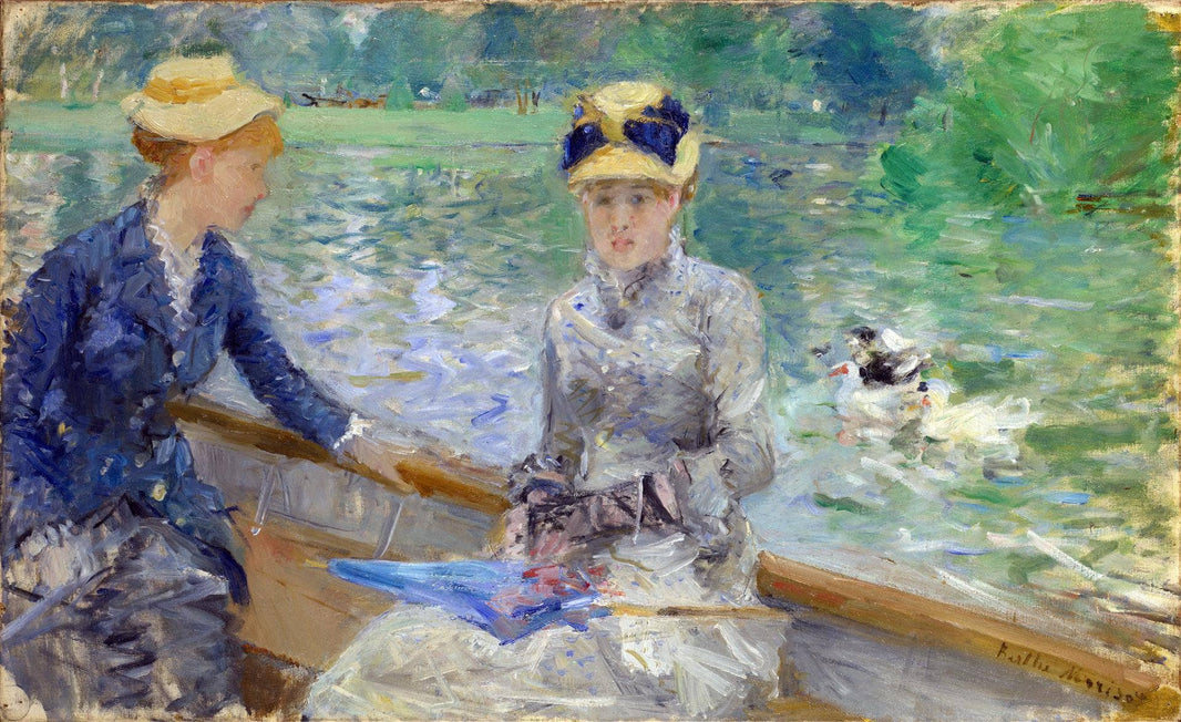 Summer's Day by Berthe Morisot — hand-painted landscape oil painting reproduction on canvas