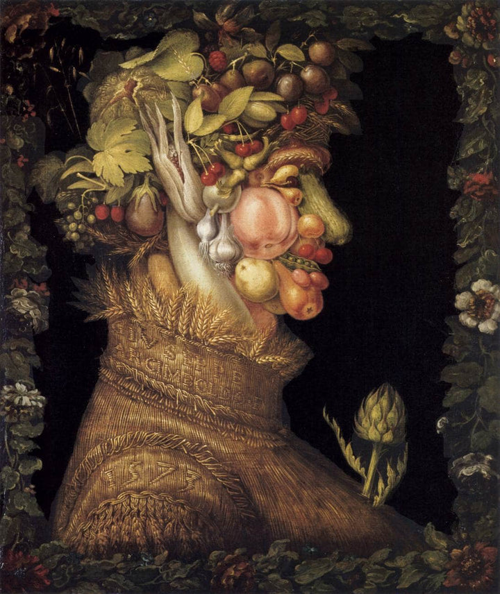 Summer by Giuseppe Arcimboldo — hand-painted botanical oil painting reproduction on canvas