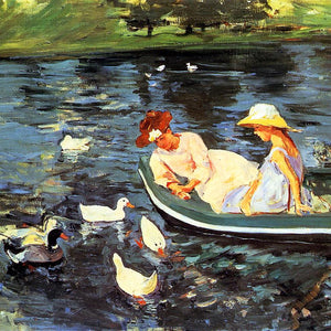 Summertime by Mary Cassatt — Oil Painting Reproduction