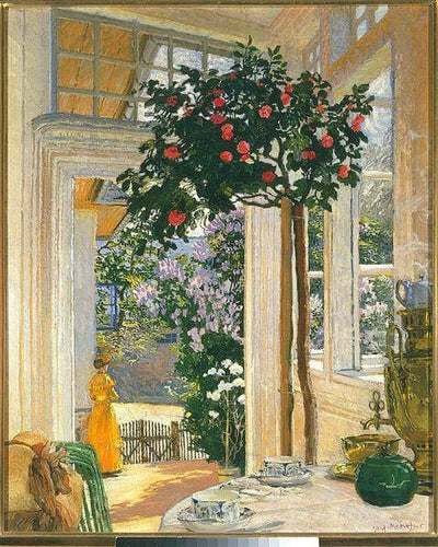 Sun in May in hallway