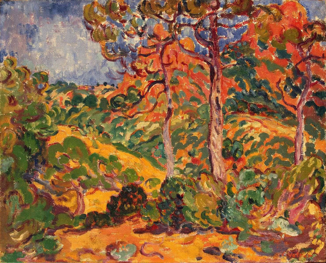 Sun Through the Trees by Louis Valtat — hand-painted botanical oil painting reproduction on canvas