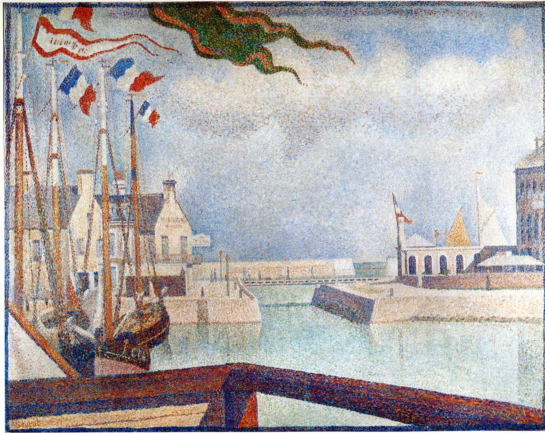 Sunday at Port-en-Bessin - Georges Seurat