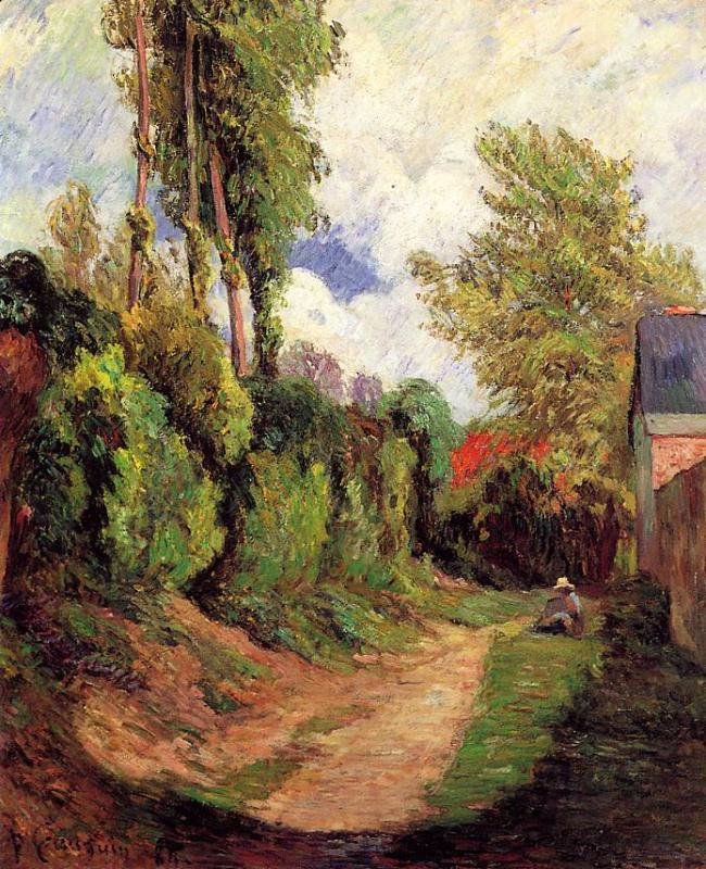 Sunken Lane - Paul Gauguin