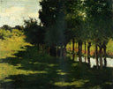 Sunlight and Shadow by Willard Metcalf — hand-painted botanical oil painting reproduction on canvas