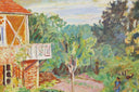 Sunlight at Vernon by Pierre Bonnard — hand-painted landscape oil painting reproduction on canvas
