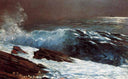 Sunlight on the Coast by Winslow Homer — hand-painted landscape oil painting reproduction on canvas