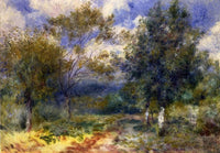 Sunny Landscape by Pierre-Auguste Renoir — hand-painted botanical oil painting reproduction on canvas