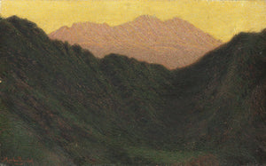 Sunrise in the mountains - Angelo Morbelli