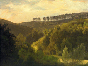 Sunrise over Forest and Grove - Albert Bierstadt