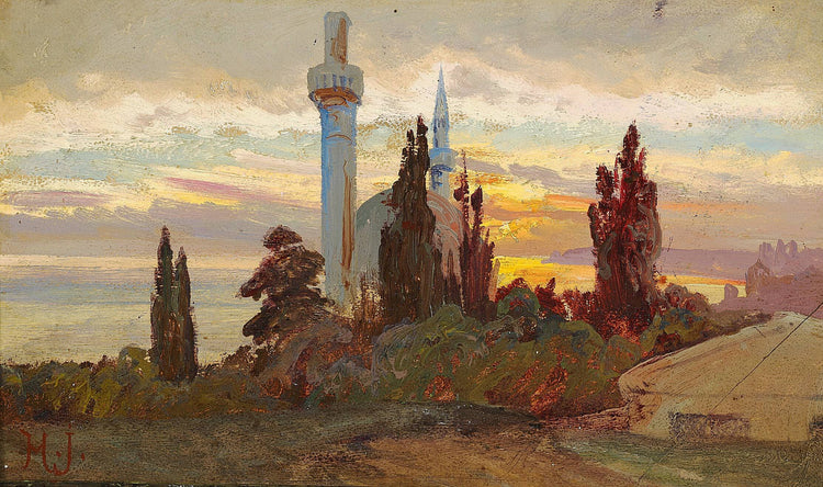 Sunset at the Dolmabahçe Mosque at Istanbul - Harald Jerichau