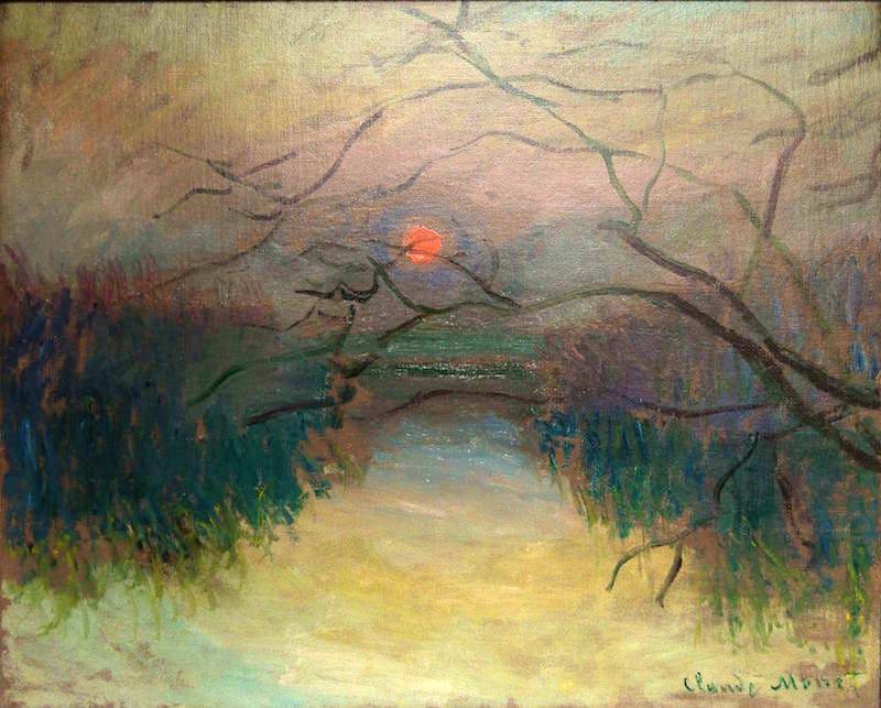 Sunset - Claude Monet