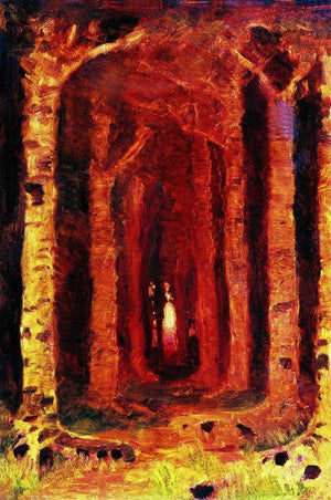 Sunset in the forest - Arkhyp Kuindzhi