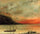 Sunset over Lake Leman in living room