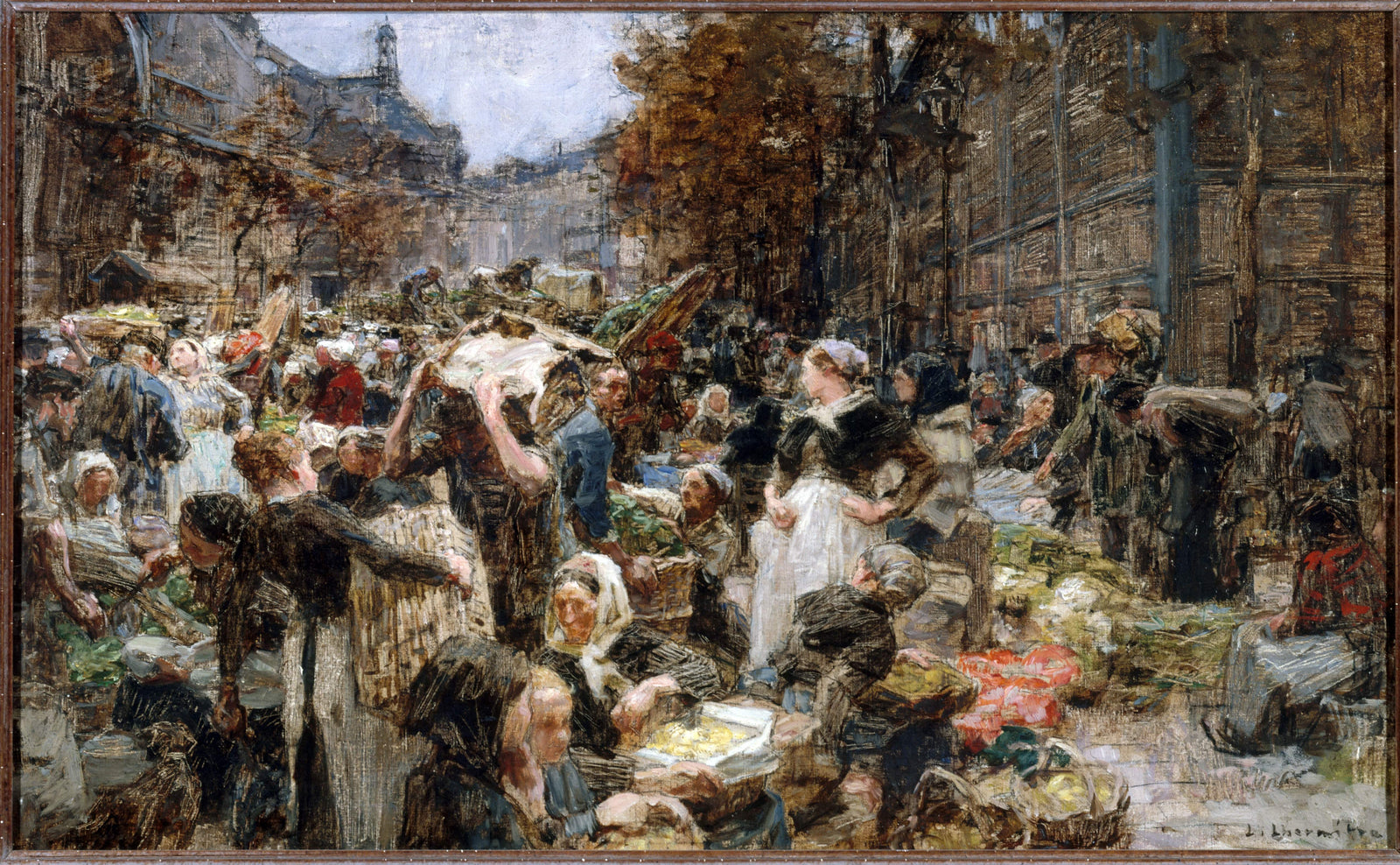 Supplying Les Halles, sketch for the Hôtel de Ville in Paris