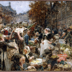 Supplying Les Halles, sketch for the Hôtel de Ville in Paris
