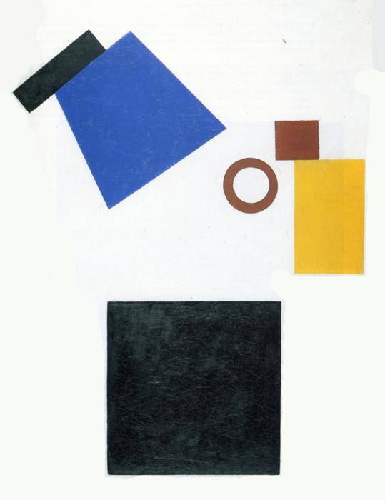 Suprematism. Two Dimensional Self Portrait - Kazimir Malevich