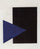 Suprematism with Blue Triangle and Black Square in home office