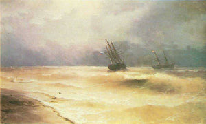 Surf near coast of Crimea - Ivan Aivazovsky