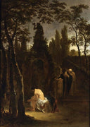 Susanna and the Elders by Jan Dirksz Both — hand-painted botanical oil painting reproduction on canvas