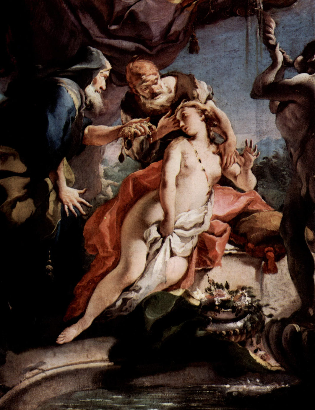 Susanna and the Elders by Giovanni Battista Tiepolo — hand-painted cultural oil painting reproduction on canvas