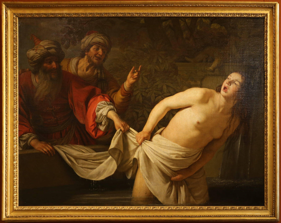 Susanna and the Elders by Gerard van Honthorst — hand-painted cultural oil painting reproduction on canvas