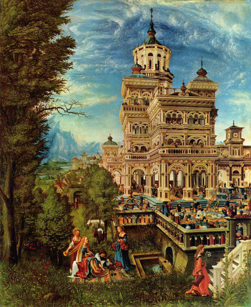 Susanna in the Bath on gallery wrap