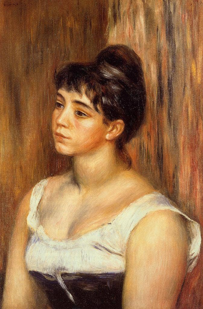 Suzanne Valadon by Pierre-Auguste Renoir — hand-painted portrait oil painting reproduction on canvas