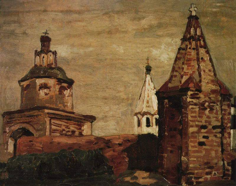 Suzdal. Alexander Nevsky Monastery. - Nicholas Roerich