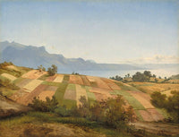 Swiss Landscape by Alexandre Calame — hand-painted landscape oil painting reproduction on canvas