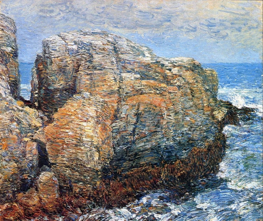 Sylph's Rock by Childe Hassam — hand-painted landscape oil painting reproduction on canvas