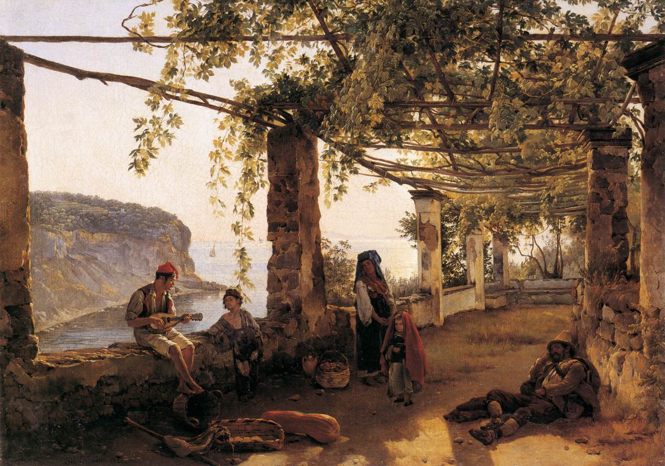 Terrace at Sorrento - Sylvester Shchedrin