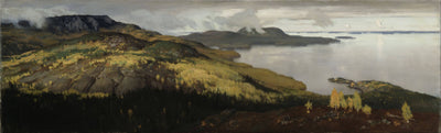 Syysmaisema Pielisjärveltäautumn Landscape of Lake Pielisjärvi