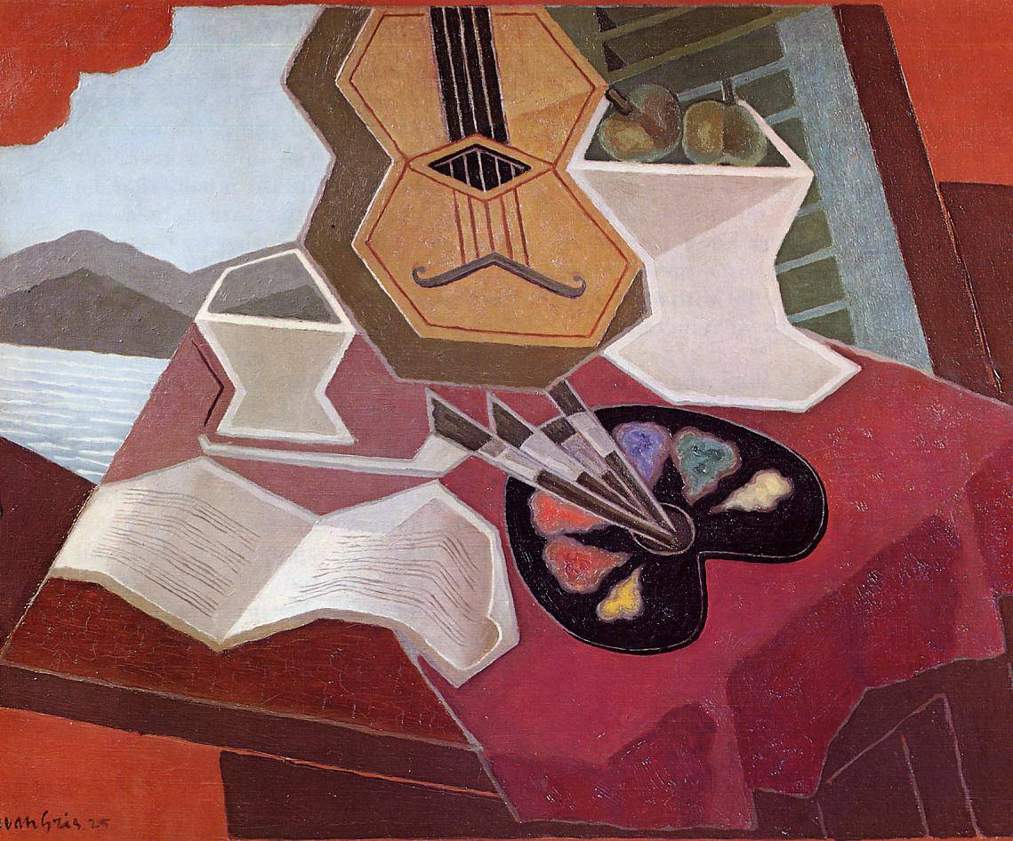 Table Overlooking the Sea - Juan Gris