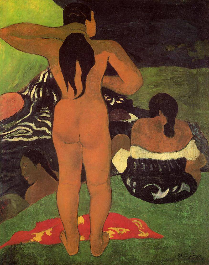 Tahitian women on the beach - Paul Gauguin