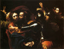 Taking of Christ by Caravaggio — religion oil painting wall art, Tenebrism