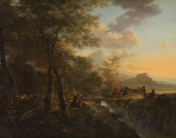 Talian Landscape with Draughtsman